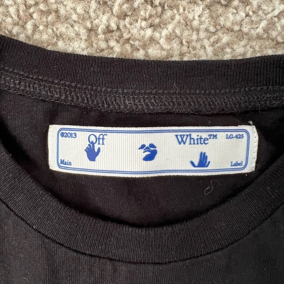 Off-White Long Sleeve OW Logo Size XS - Picture 3 of 6